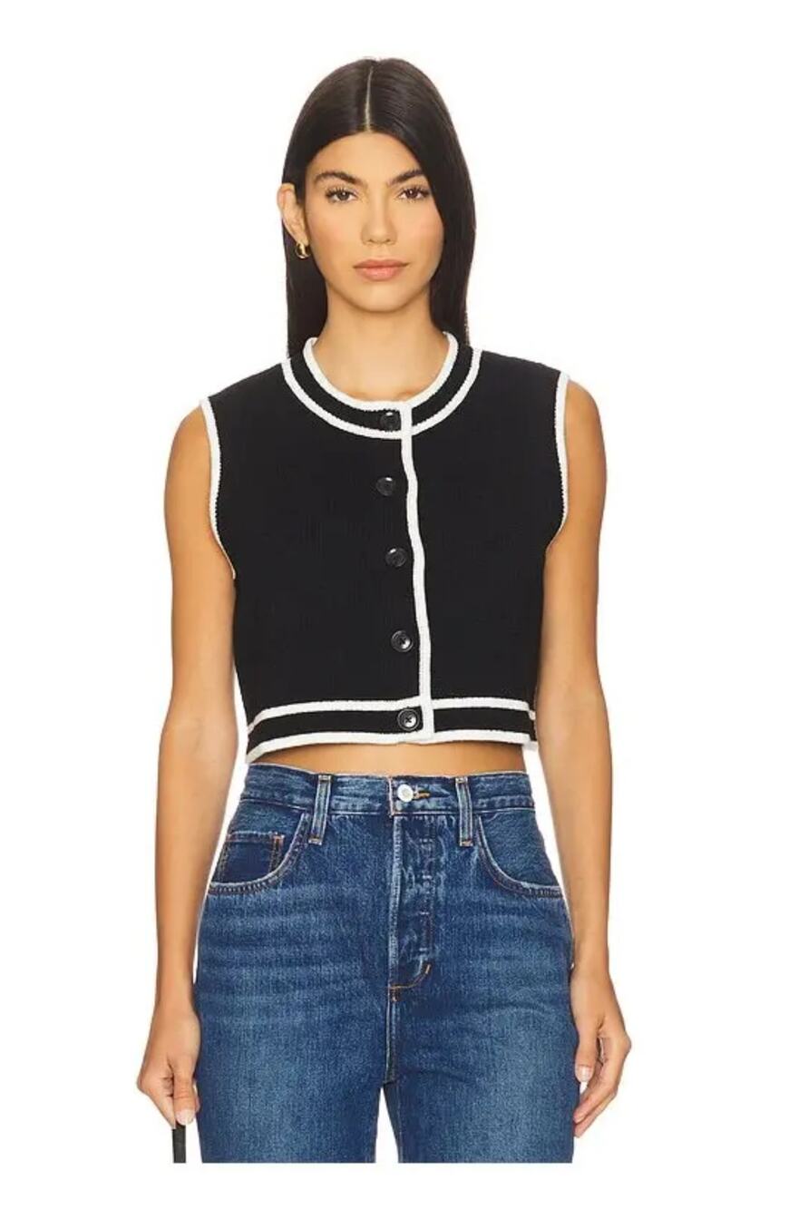 NEW Favorite Daughter Meredith Sleeveless Top Size Small